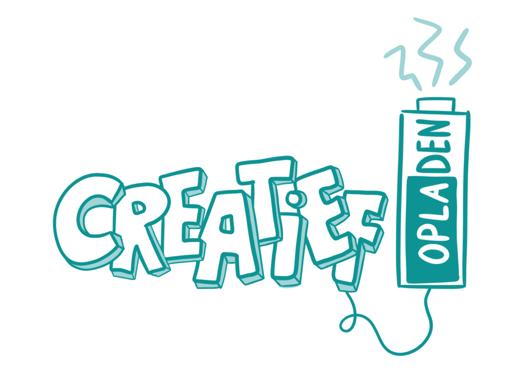 Creatief opladen/ creatieve inspiratie zakelijk tekenen